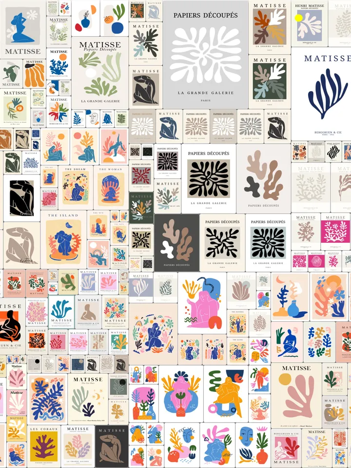 Matisse Art Print Set of 1000+, Aesthetic Matisse Poster, Maximalist Art, Gallery Wall Set, Museum Exhibition Art, Matisse Digital Poster