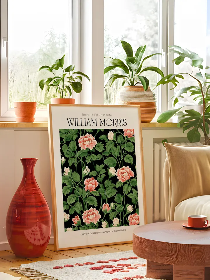 William Morris Wall Art, Vintage Botanical Print, Floral Poster Arts Decor, Digital Download, William Morris Print Digital Download AA9