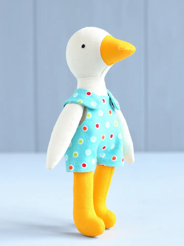 2 PDF Mini Chick and Duck Stuffed Animals Sewing Patterns Bundle