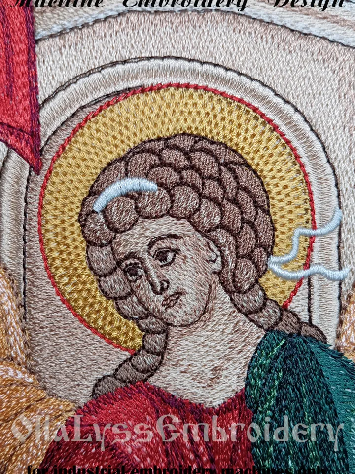 The Holy Trinity embroidery design