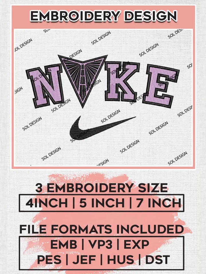 Nike Golden State Valkyries Logo Embroidery Files, WNBA Golden State Team Embroidery Designs, Basketball Teams, 3 sizes, WNBA Machine embroidery designs, Digital Download