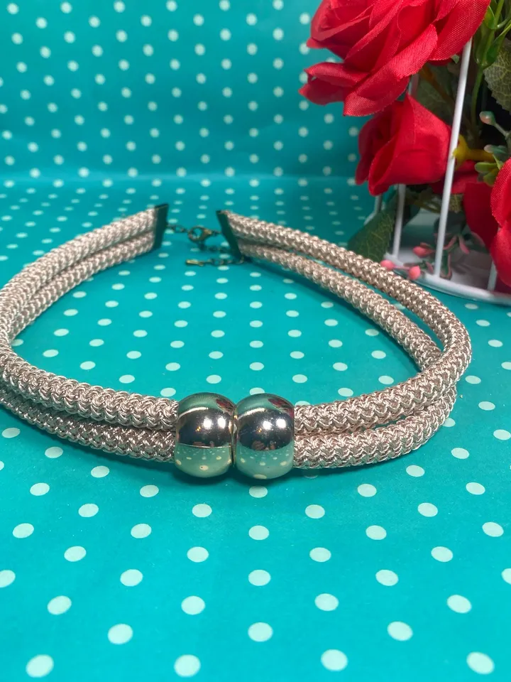 Neck choker. Handmade jewelry. Necklace.