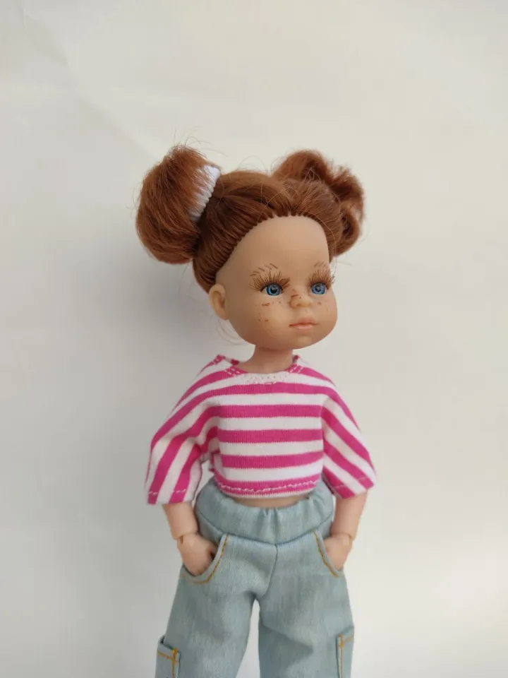 PDF sewing pattern for mini Paola Reina dolls.