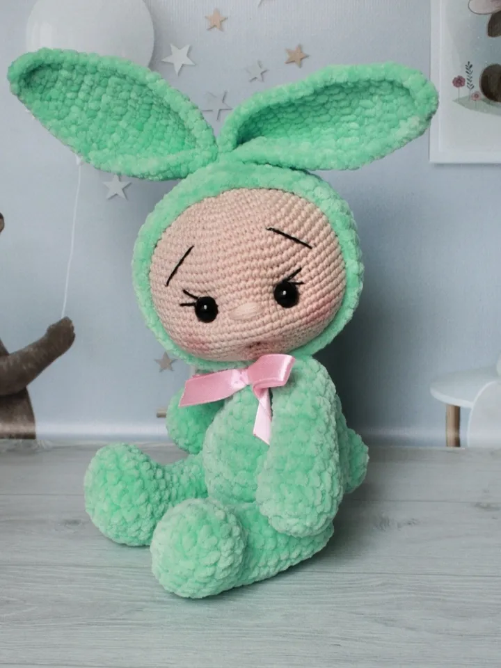 teddy bunny, stuffed bunny, baby toy bunny