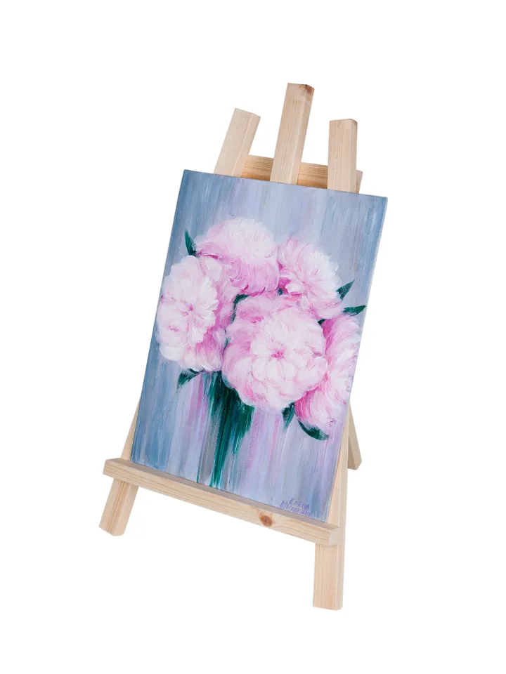 Digital Product Painting with peonies, Painting with flowers, Peonies painting, Flowers painting.