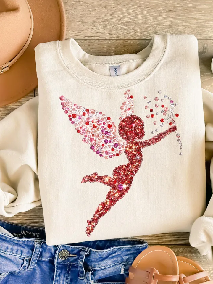 Glitter Rhinestone Cupid PNG, Couette Valentine’s Day Sublimation Png, Sequins Glitter Sublimation Design, Rhinestone Cupid PNG, Valentines