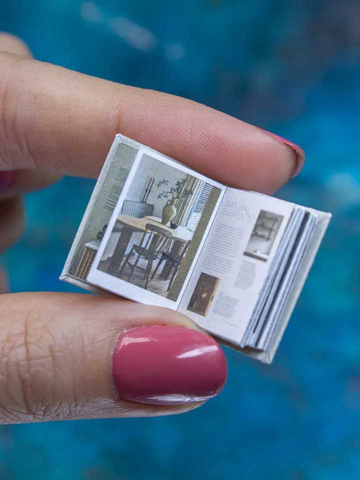 TEMPLATE Miniature magazine The soft minimalist home