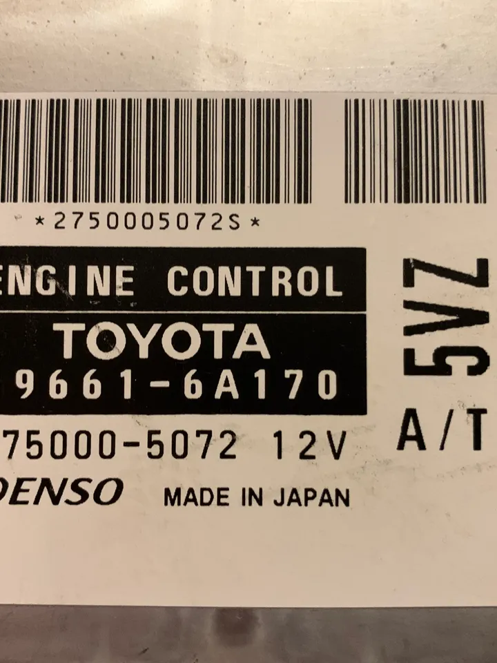 Engine control module ECU 89661-6A170 896616A170 Toyota Land Cruiser Prado VZJ120 5VZ