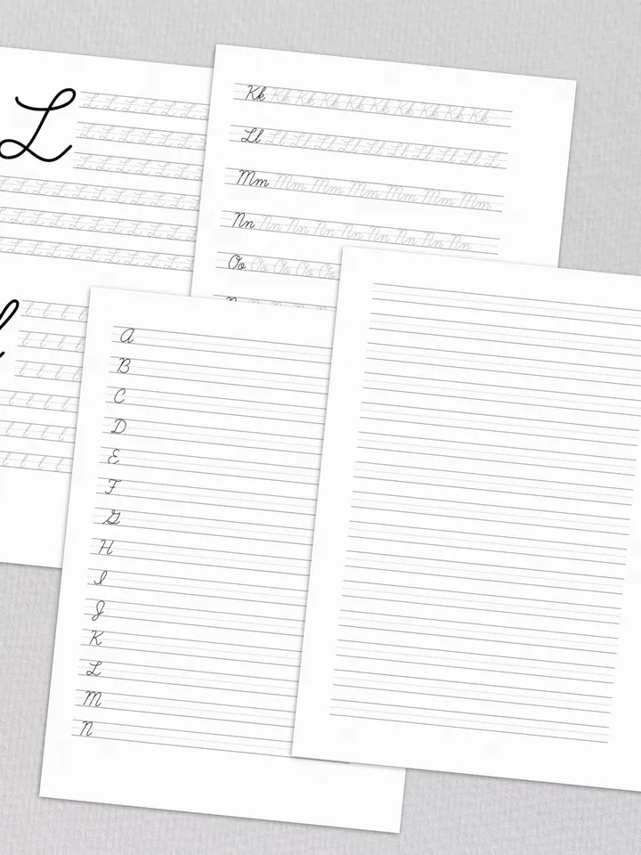 Cursive Alphabet Tracing Worksheets, handwriting practice, practice words, printable tracing practice sheets, cursive practice sheets.