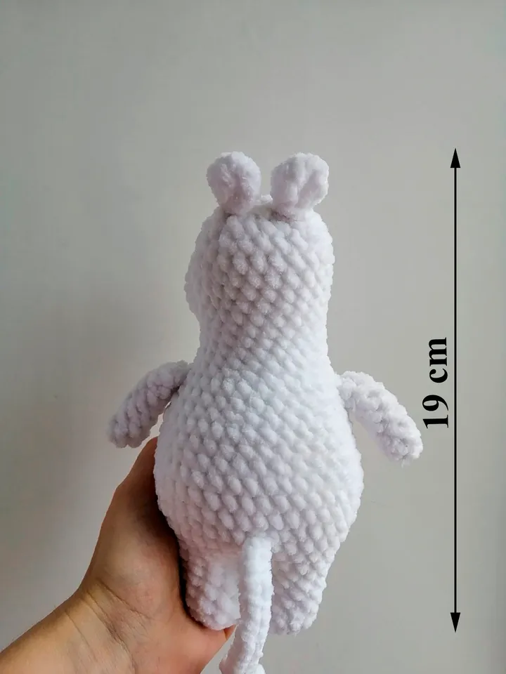 Crochet Moomin troll plush toy