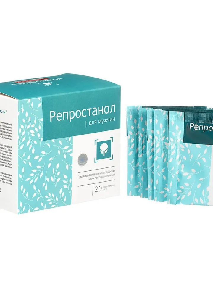 Reprostanol for men. Prostatitis, 20 sachet-packs of 5gr.