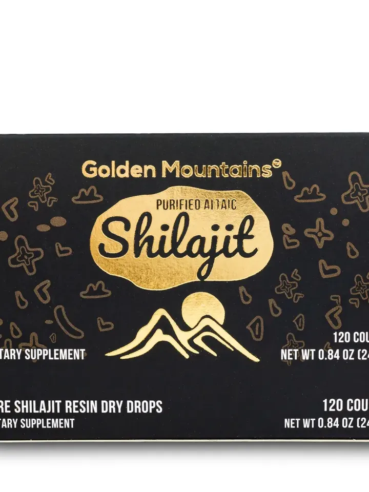 PREMIUM PURE SHILAJIT ALTAI (GOLDEN MOUNTAINS) 120 COUNT NET WT 0.84 OZ (24G)