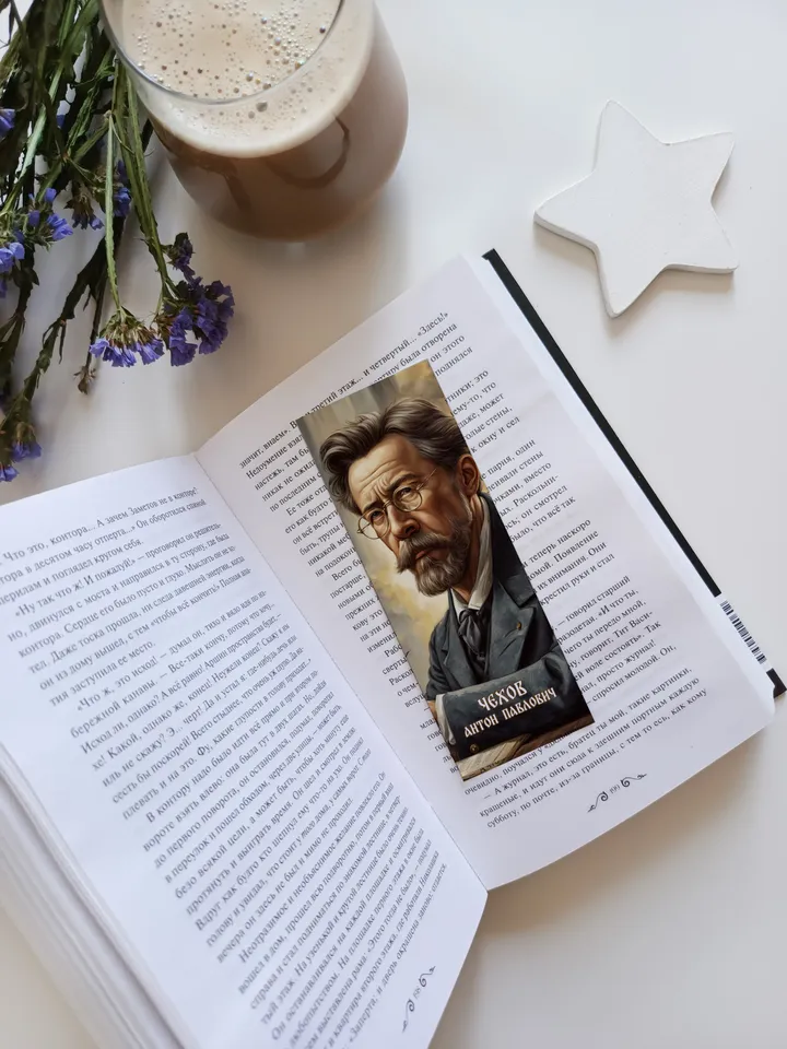 Bookmarks for books by Russian writers
