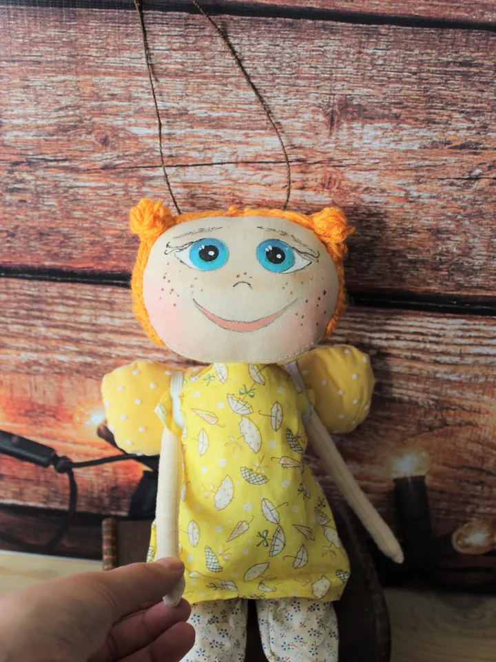 Rag doll pattern pdf -  Ragdoll with clothes - Doll sewing pattern – Doll clothes pattern – 12 inch doll pattern
