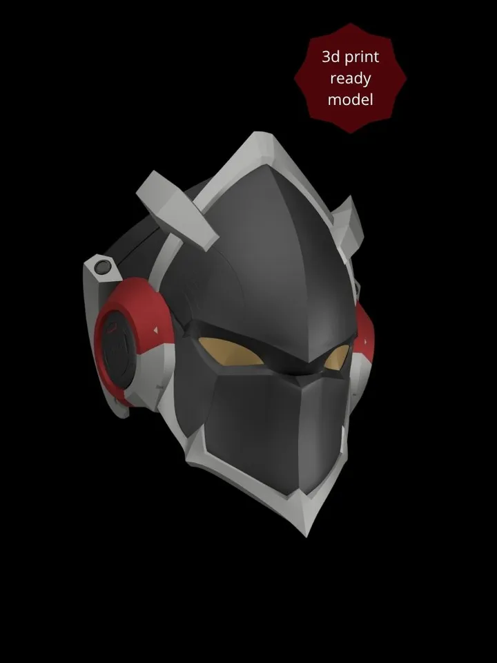 Billy Kid mask from Zenless Zone Zero 3d print model