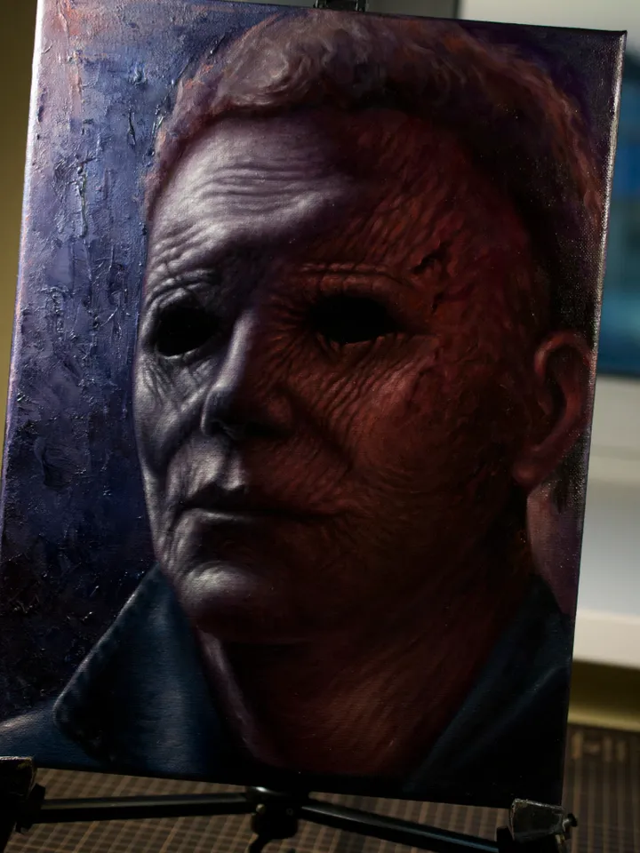 Original oil painting Michael Myers