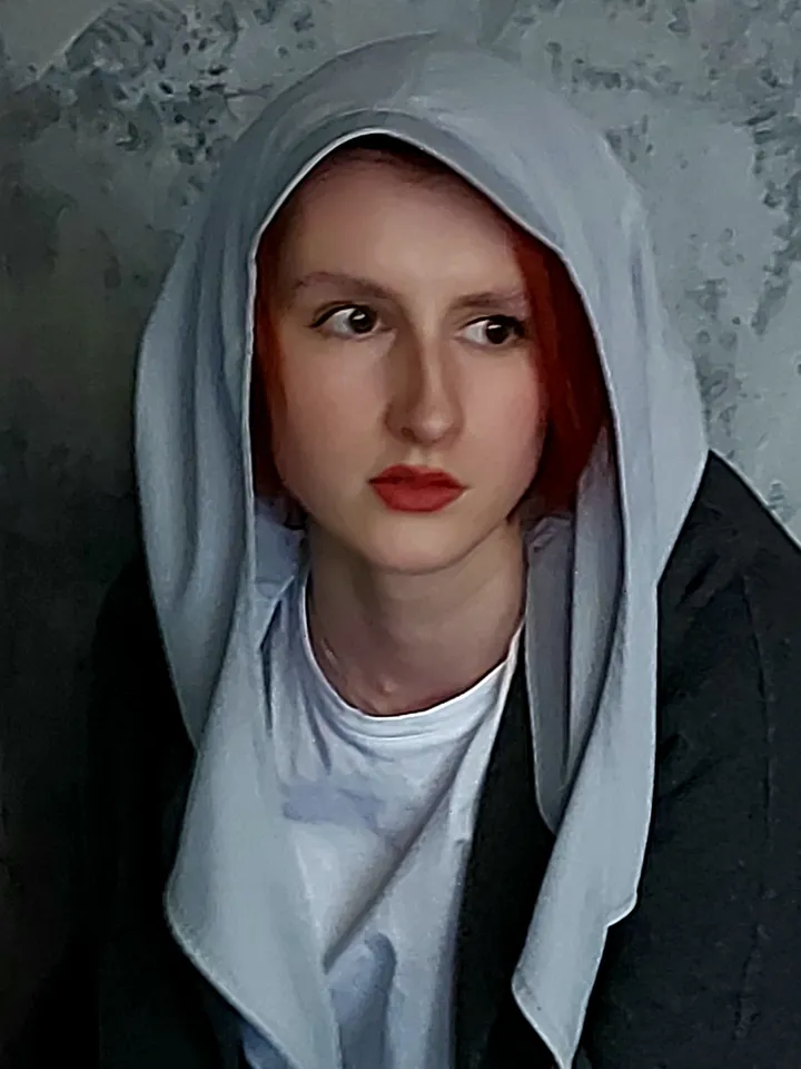Brim headscarf Wrap visor hat cotton raincoat fabric, Pull on head scarf Women bonnet, detachable hood, Muslim hijab wrap hair loss headwear,