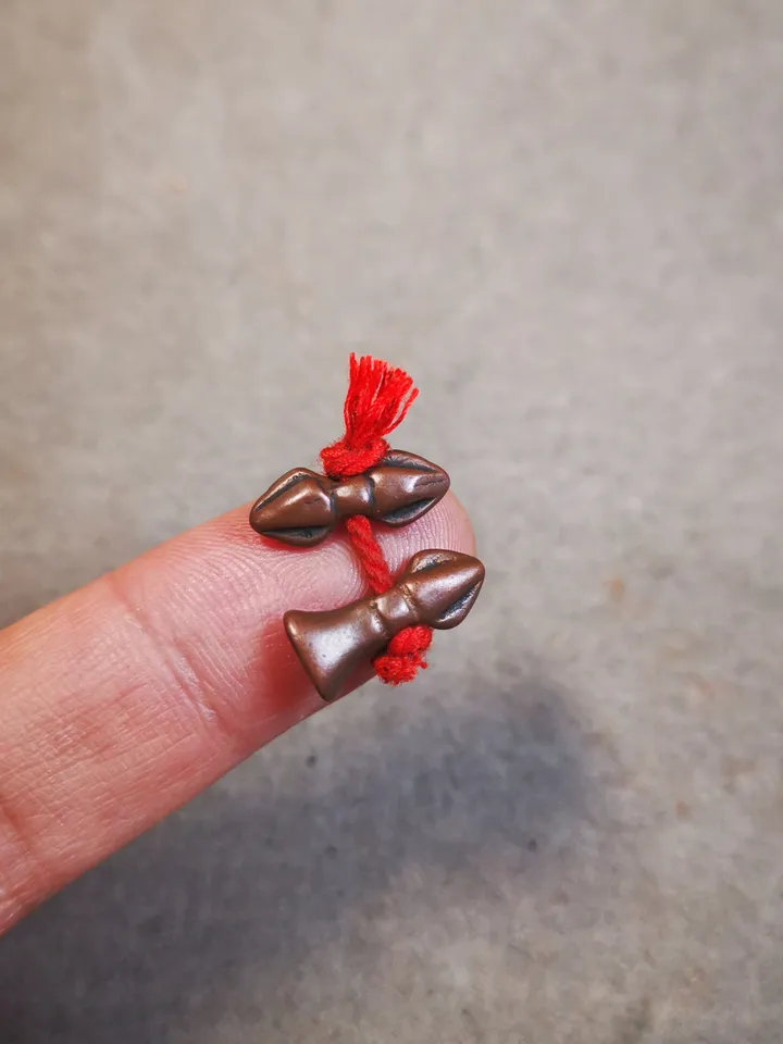 Gandhanra Handmade Tibetan Amulet Pendant,Mini Vajra and Dorje Bell, Mala Marker Bead ,Prayer Bead Accessories