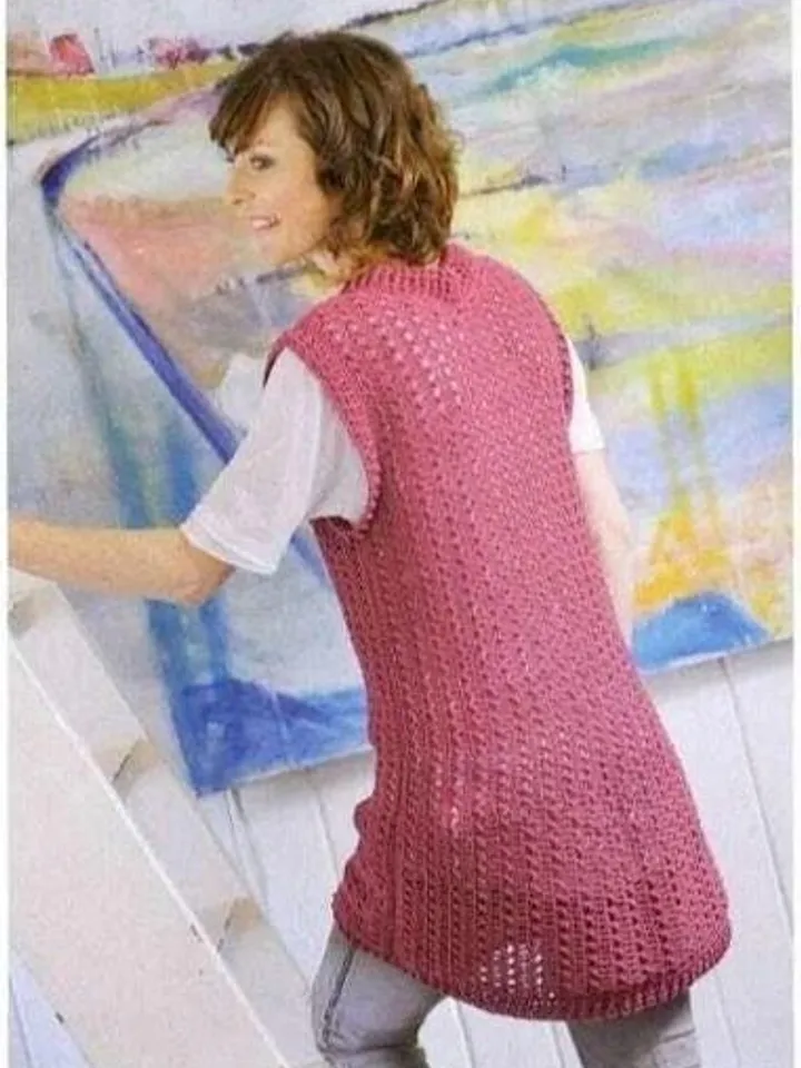 Tunic pattern, crochet pattern tunic, short dress pattern, sleeveless dress, summer tunic pdf instant download