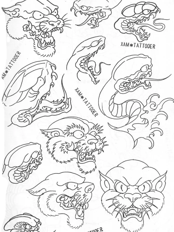 Xam Tattooer - Sketchbook Volume 1