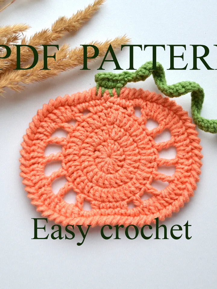 Pumpkin Coasters pattern