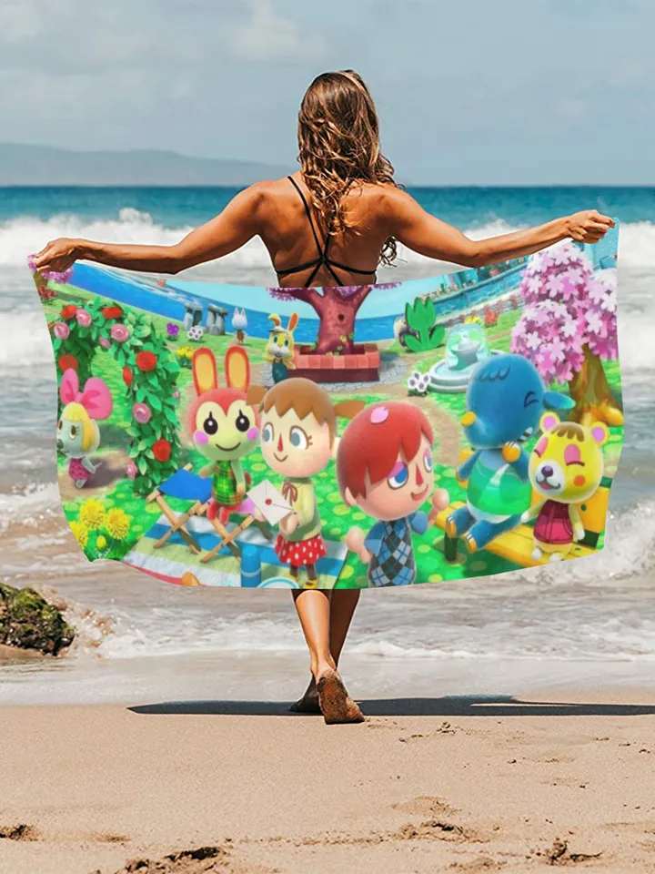 Animal Crossing Beach Towel