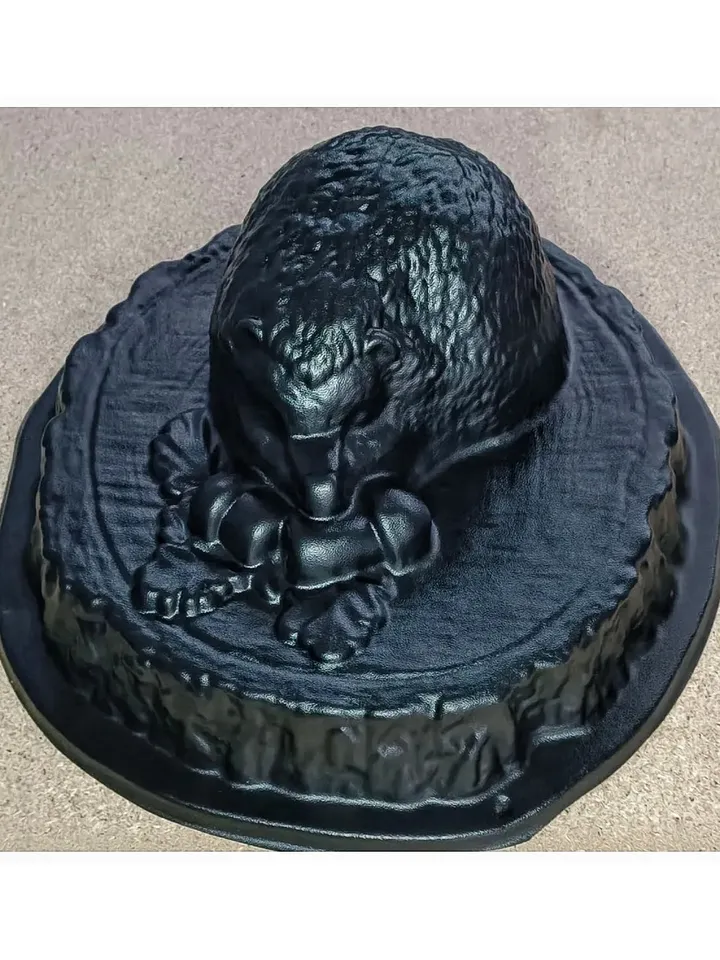 Plastic Hedgehog mold for pouring concrete and gypsum DIY
