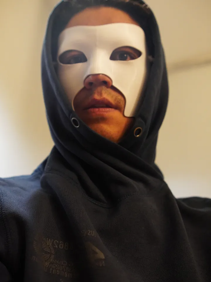 The Phantom of the Opera mask Bauta Venetian mask