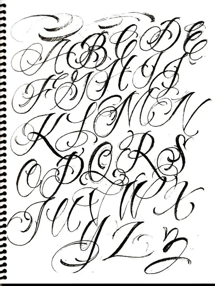 BJ Betts Lettering Guide 4
