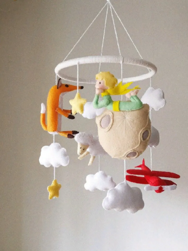 The little Prince Baby mobile hanging, new baby gift