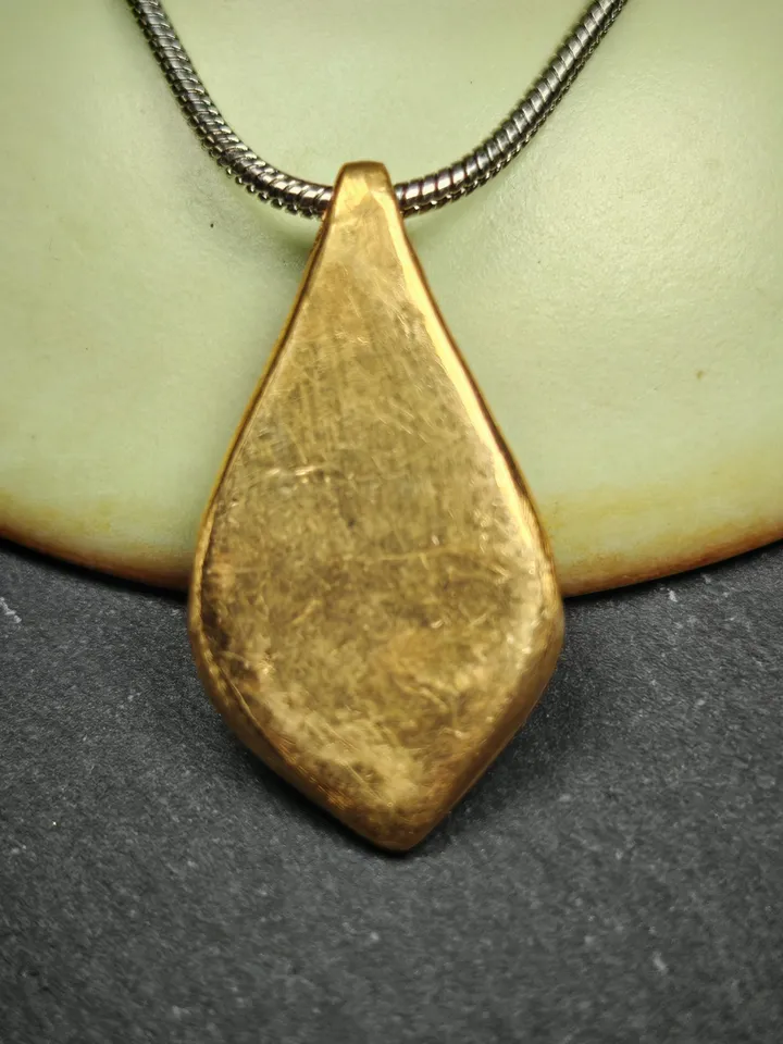 Gandhanra Handmade Tibetan Buddhist Amulet Necklace | Yellow Jambhala Protection Necklace for Wealth | Unique Spiritual Jewelry