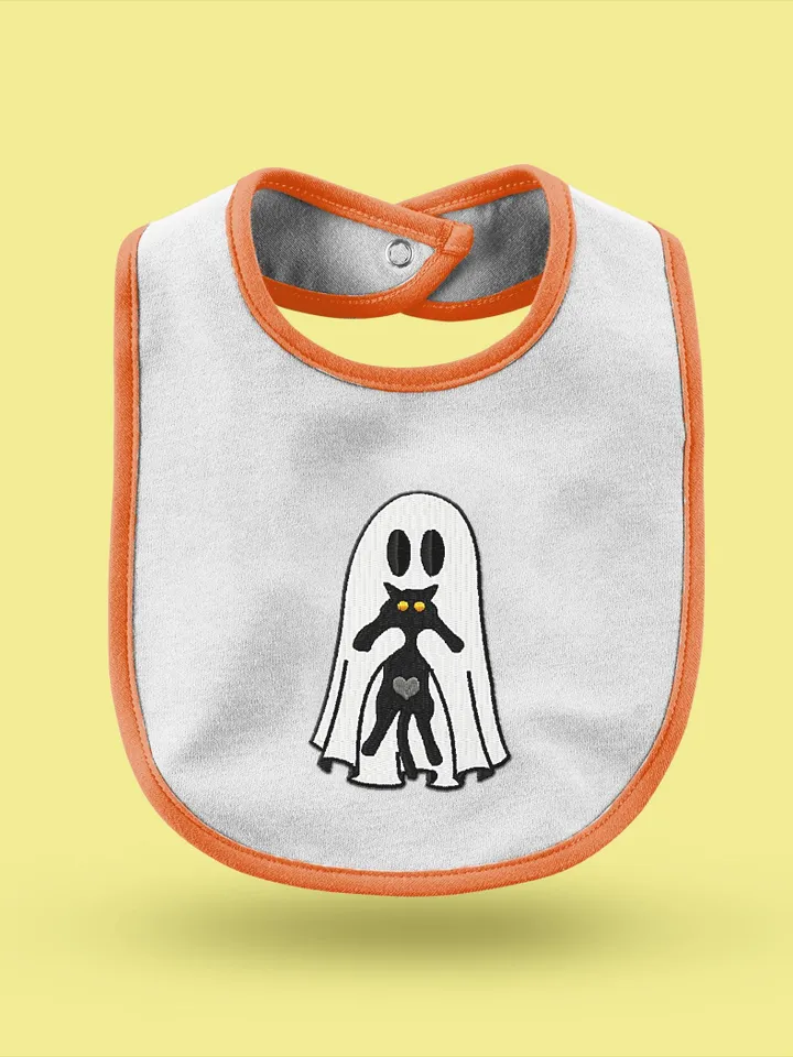 Cute ghost with black cat machine embroidery pattern 4 size Ghost applique embroidery design, Halloween embroidery pes instant download #R30