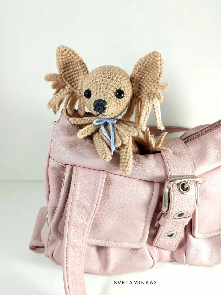 Chihuahua Crochet Pattern Amigurumi Dog. Digital Download. PDF.