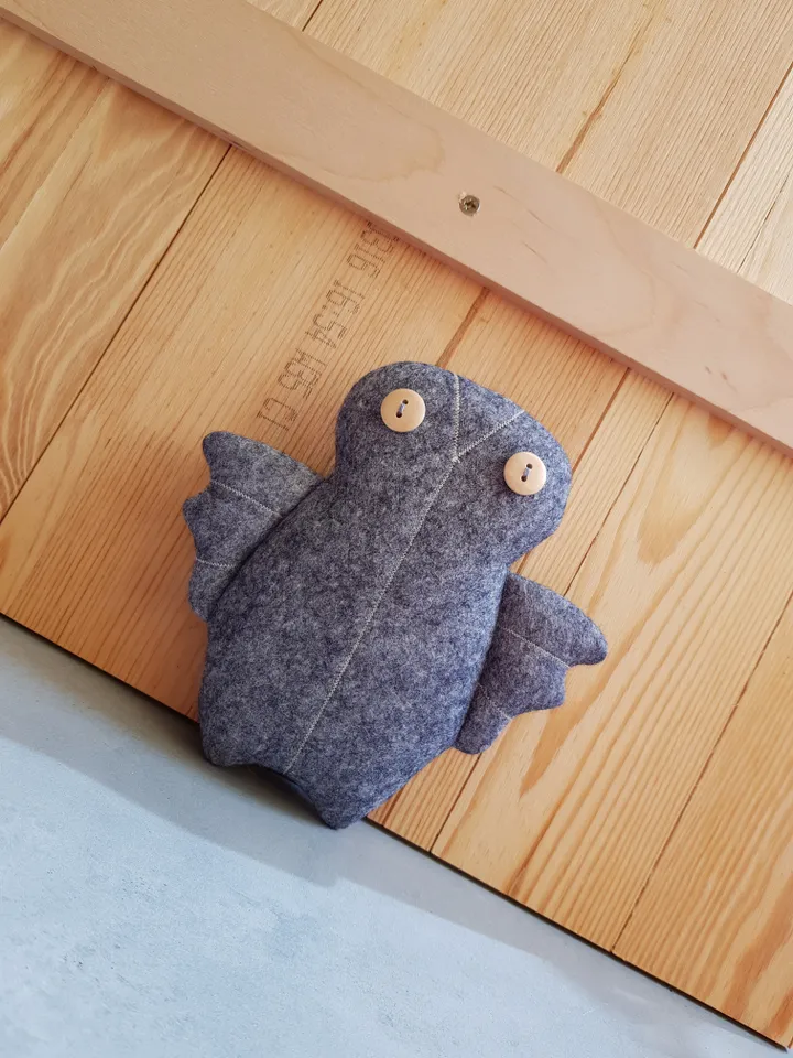 Owl sewing pattern PDF, digital tutorial in English, felt animal sewing diy, felt doll pattern