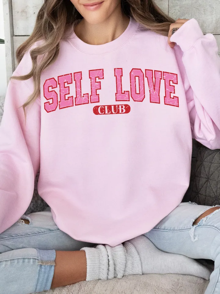 Varisty Self Love SVG PNG Grunge Valentine’s Day Trendy Valentine Cut file, college font cupid png, xoxo retro cut file, trendy vday tshirt