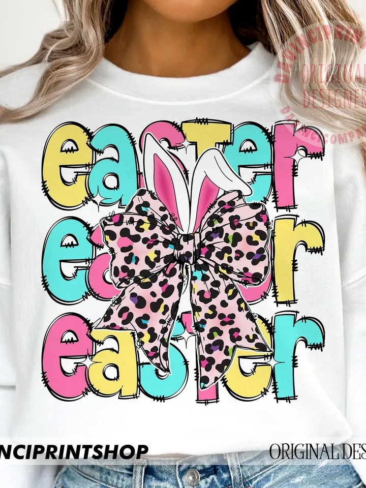 Easter png, Easter Bunny Coquette Png, Happy Easter png, Easter Coquette Png, Bunny Ears png, Easter Shirt png, Easter Bunny png, Girl png