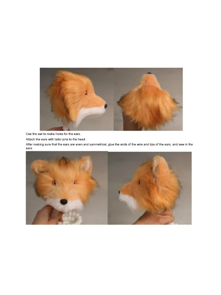 Tiger and fox sewing pattern plush toy | instruction how to sew | Stuffed Animal Sewing Tutorial