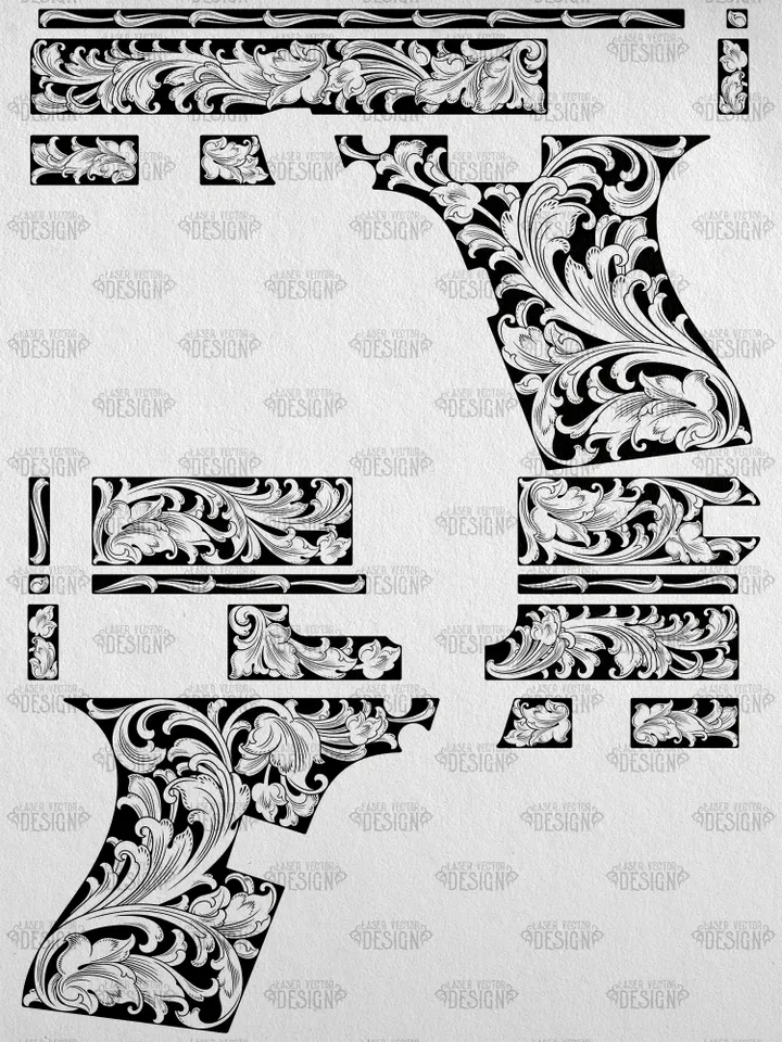 VECTOR DESIGN Glock 27 gen 3 Scrollwork