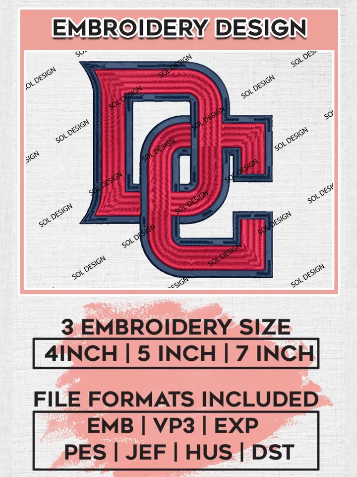 MLB Washington Nationals Wordmark Logo Embroidery Files, MLB Washington Nationals Team Embroidery, MLB Teams, 3 sizes, MLB Machine embroidery designs, Digital Download