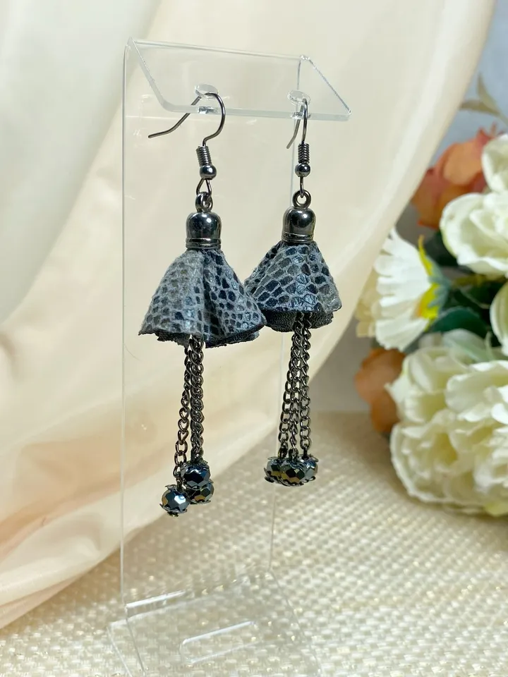 Handmade earrings. Individual design.