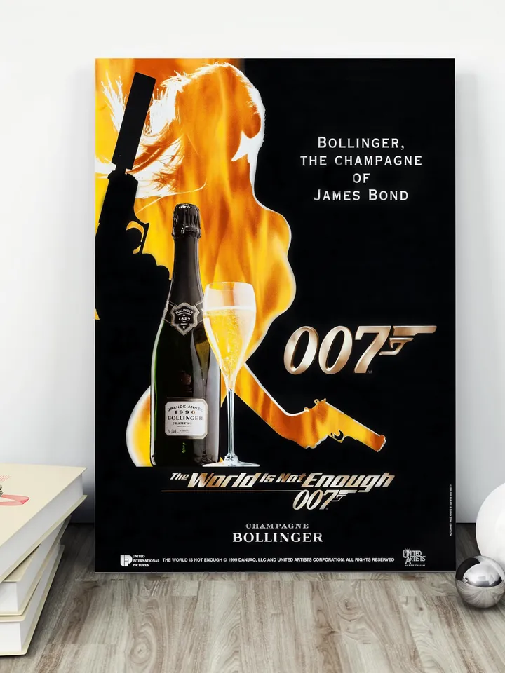 Alcoholic drinks vintage poster