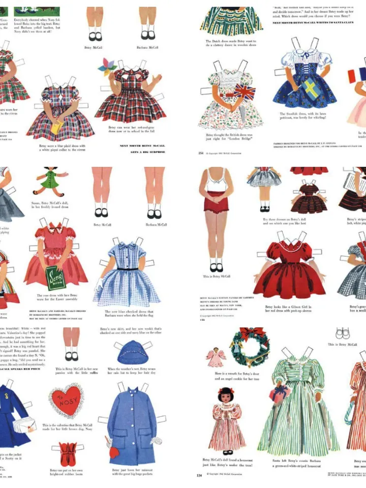 Paper Doll Betsy Digital Download PDF