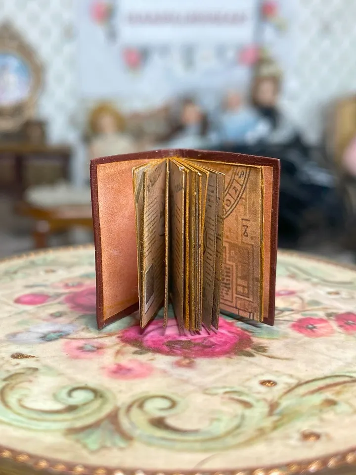 Book for a doll. 1:12. Book for a dollhouse. Handmade.