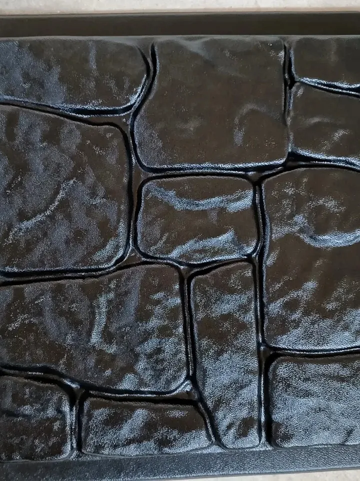 Mold for paving slabs and a garden path "Pebble"tile sizes 11,61"x11,61"x1,18"in