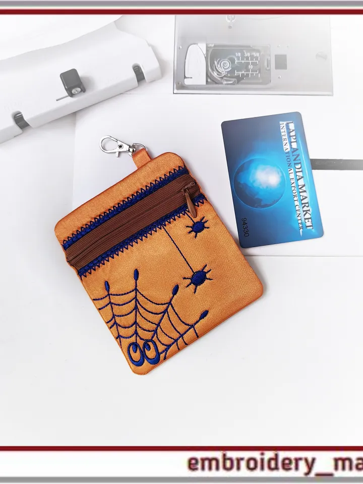 In The Hoop Design cardholder case wallet ITH from Embroidery Manavi 05