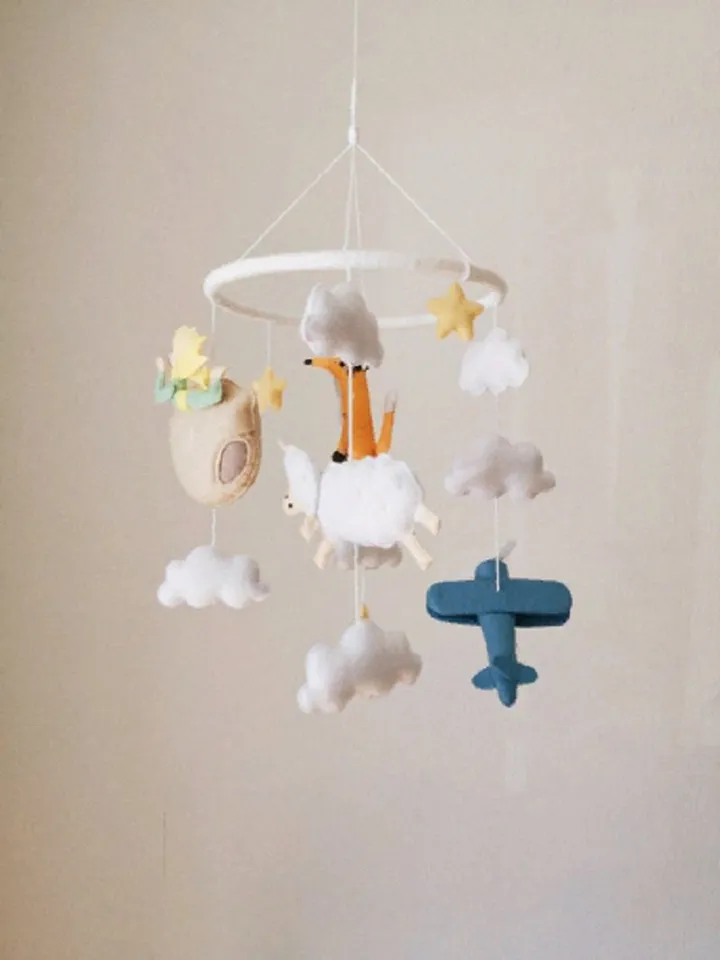Baby mobile nursery boy, The little prince, Baby shower gifts