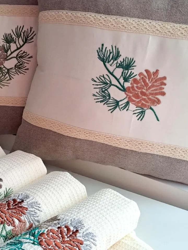 Machine Embroidery Design Pine Cone