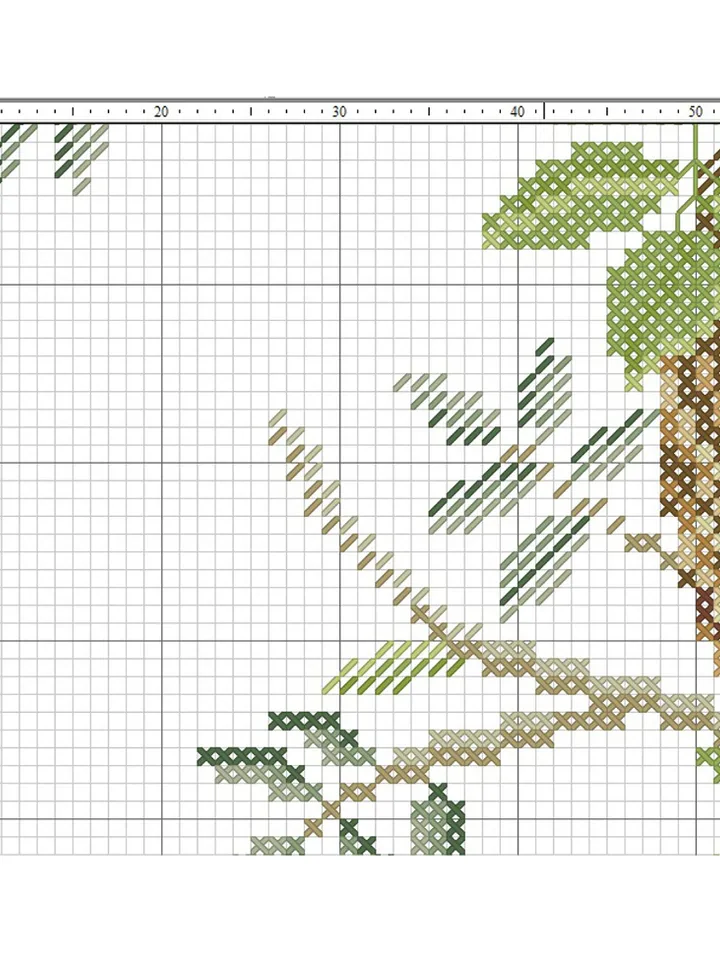 a bird in a nest cross stitch pattern for pillow pdf