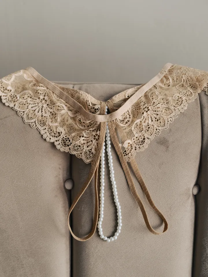 Crotchless panties with beads - Open crotch panties - Sexy panties for women