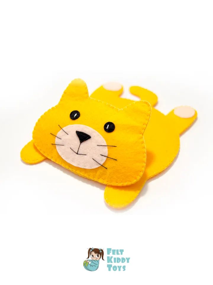 Cat Mug Rug (Coaster), Ginger cat